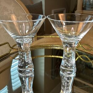 Crystal Martini Handblown Glass (2)
